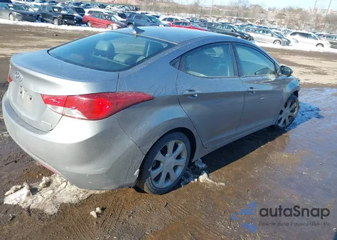 2013 Hyundai Elantra Limited z USA, uszkodzony, nr VIN KMHDH4AE5DU529921